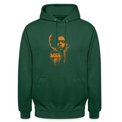 SOUL GLOW, Luvtröja unisex - buteljgrön