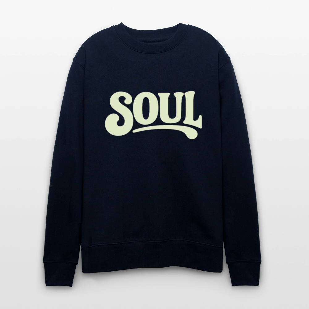 All About Soul, Ekologisk sweatshirt CHANGER unisex från Stanley/Stella - marinblått