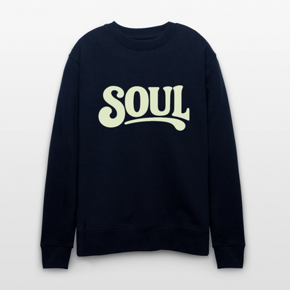 All About Soul, Ekologisk sweatshirt CHANGER unisex från Stanley/Stella - marinblått