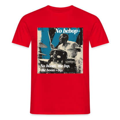 Push It Bebop, T-shirt unisex - röd
