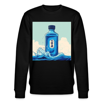 I Blått och Tystnad, Ekologisk sweatshirt CHANGER unisex från Stanley/Stella - svart