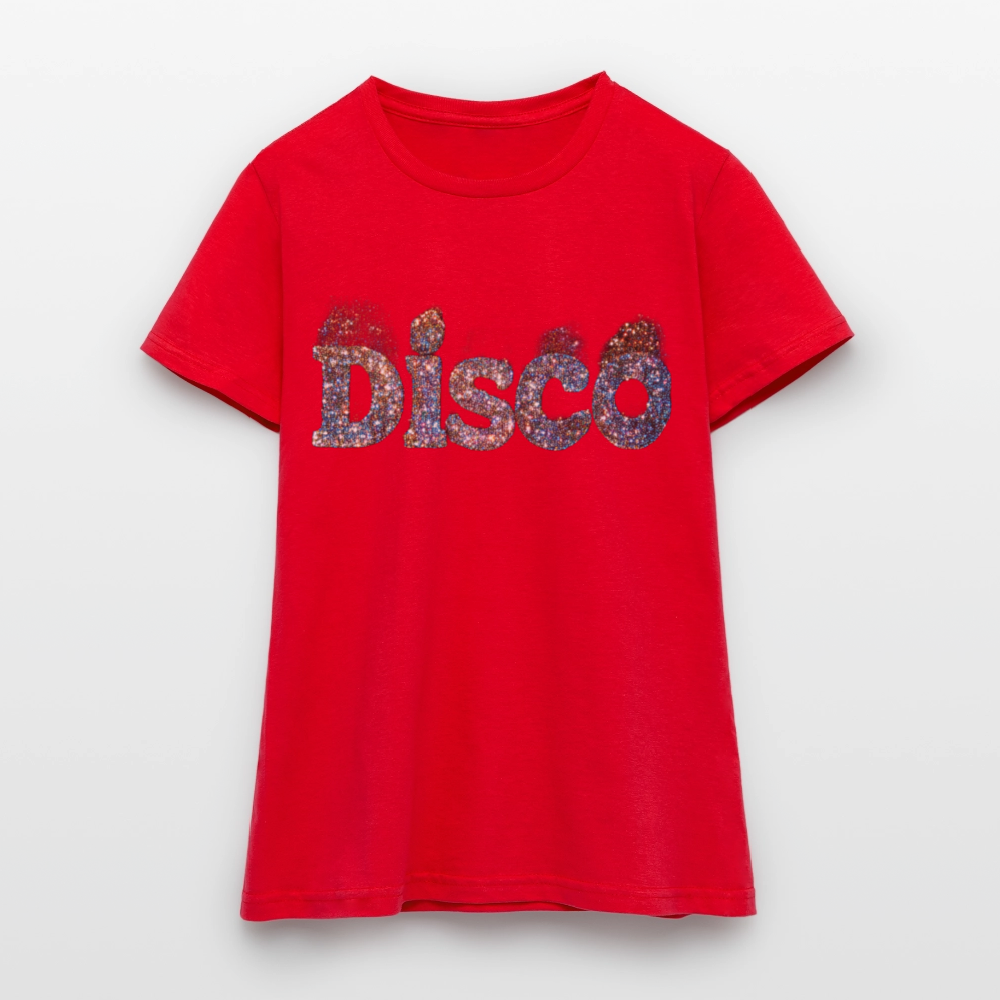 Star Dust, T-shirt dam - röd