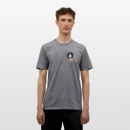 T-shirt unisex - Litet brösttryck - Litet brösttryck - grafitmelerad