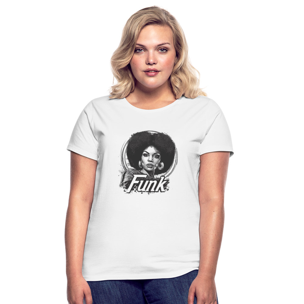 Funk Queen: Power in Motion, T-shirt dam - vit