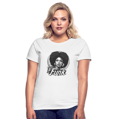 Funk Queen: Power in Motion, T-shirt dam - vit