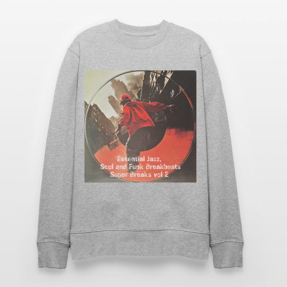 Super Breaks vol 2, Ekologisk sweatshirt CHANGER unisex från Stanley/Stella - gråmelerad