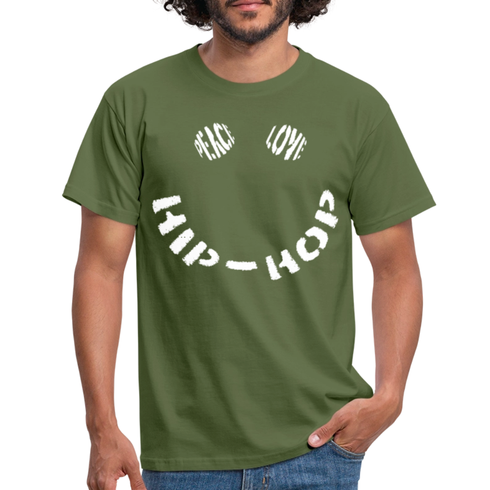 Peace, Love & Hip-Hop, T-shirt herr - Militärgrön