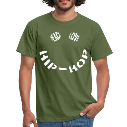 Peace, Love & Hip-Hop, T-shirt herr - Militärgrön