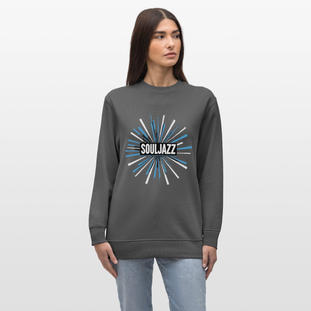 Jazz Meets Soul, Ekologisk sweatshirt CHANGER unisex från Stanley/Stella - kolgrå