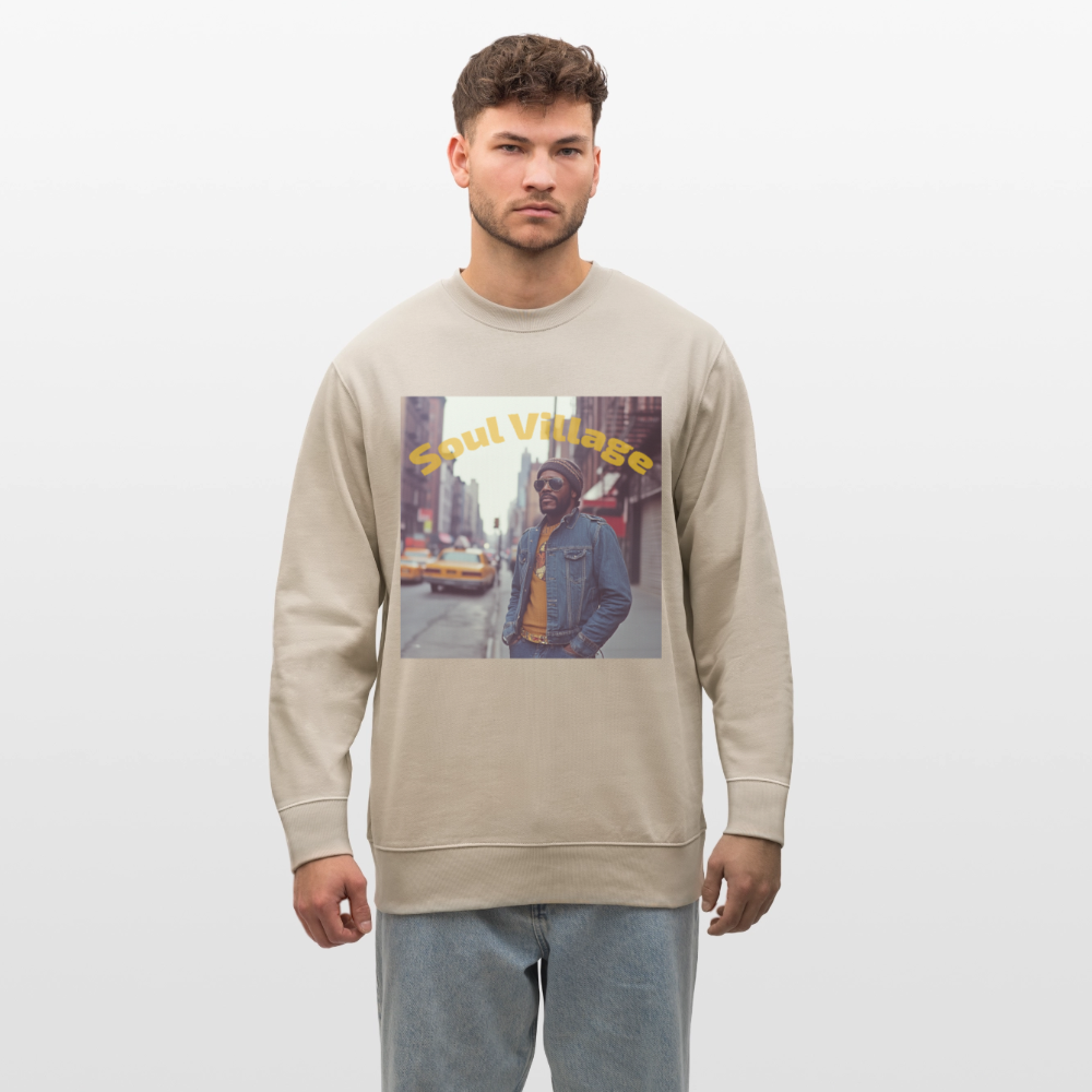 Soul Village, Ekologisk sweatshirt CHANGER unisex från Stanley/Stella - beige