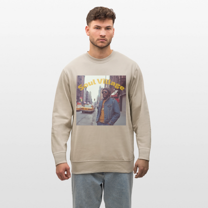 Soul Village, Ekologisk sweatshirt CHANGER unisex från Stanley/Stella - beige