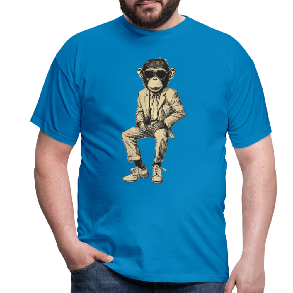 Mod Monkey, T-shirt herr - kungsblå