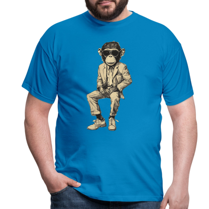 Mod Monkey, T-shirt herr - kungsblå