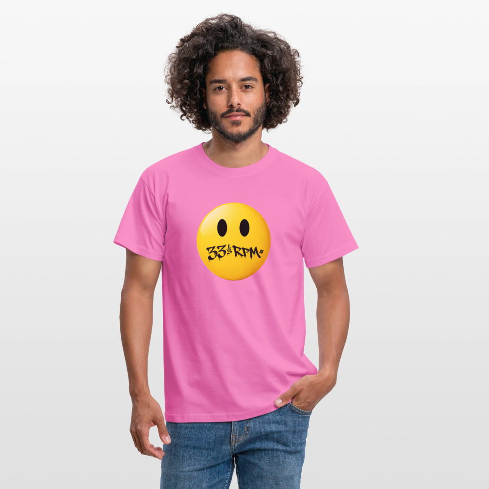 Turntable Grin, T-shirt unisex - rosa