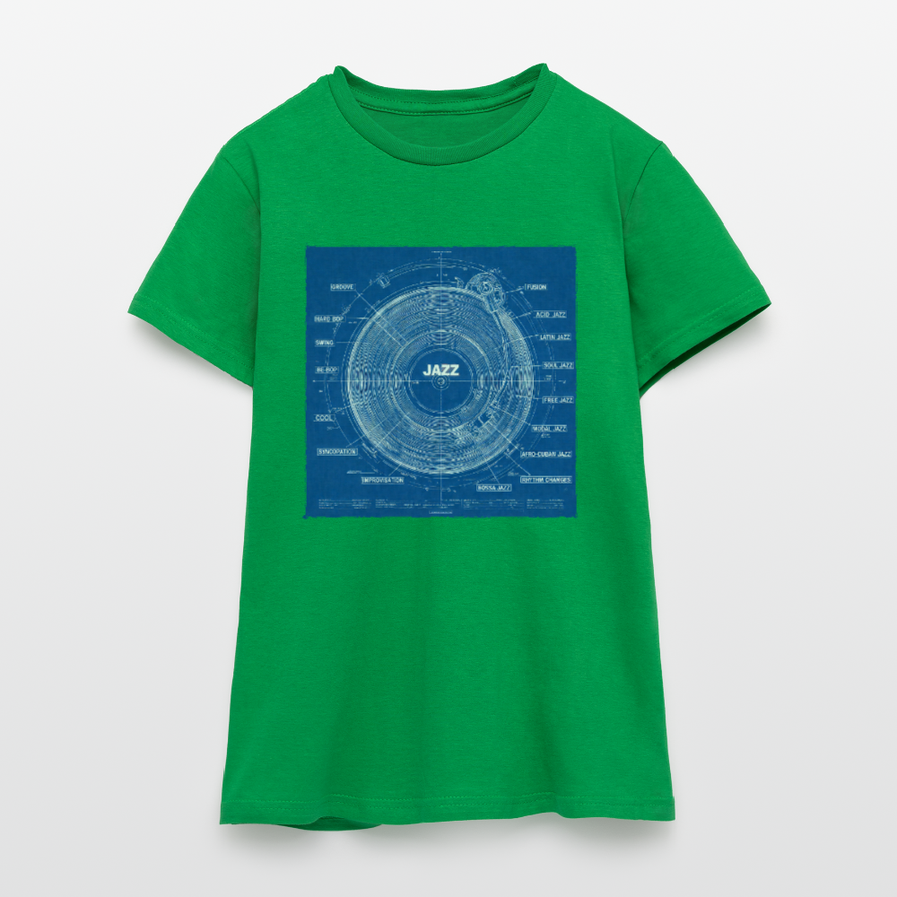 Kind of Blueprint, T-shirt dam - kellygrön