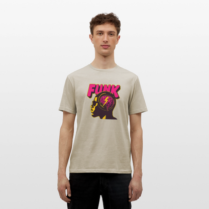 Funk Head, T-shirt herr - sandbeige