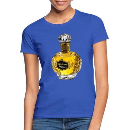 Eau de Perfume, T-shirt dam - royalblå