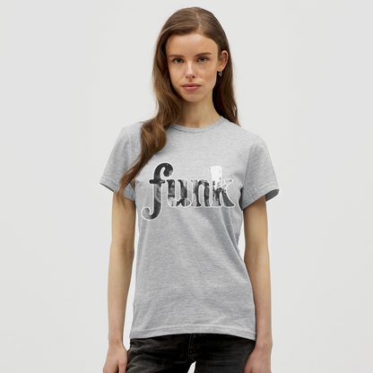 Funk Vibes, T-shirt dam - gråmelerad