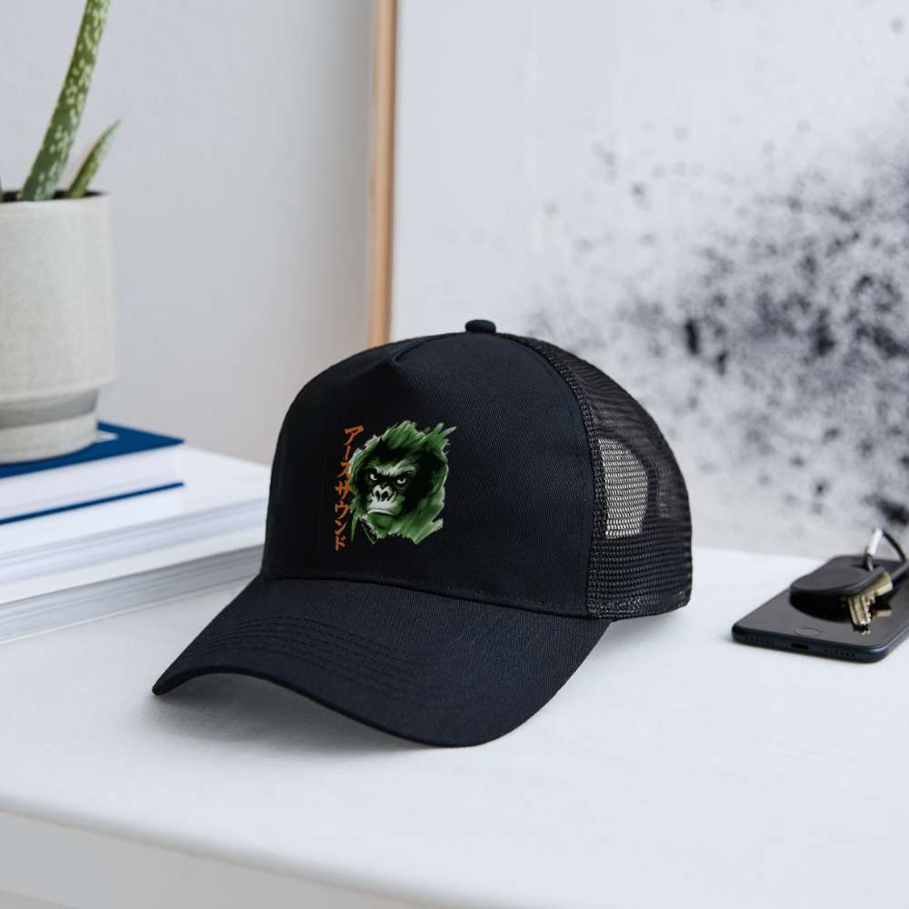 Earth Sound, Trucker Cap - svart/svart