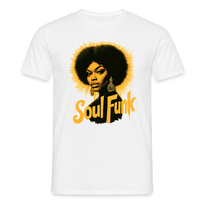 Soul Funk, T-shirt herr - vit