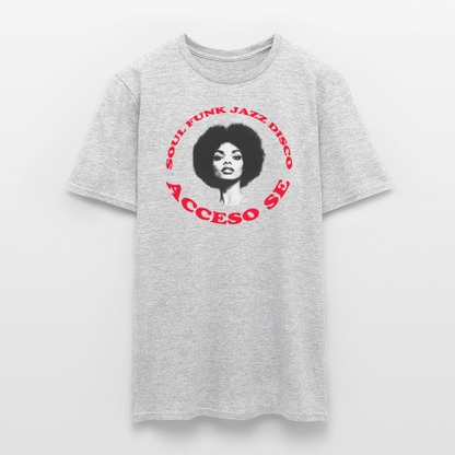 Where Music Lives – Powered by Acceso Family, T-shirt unisex - gråmelerad