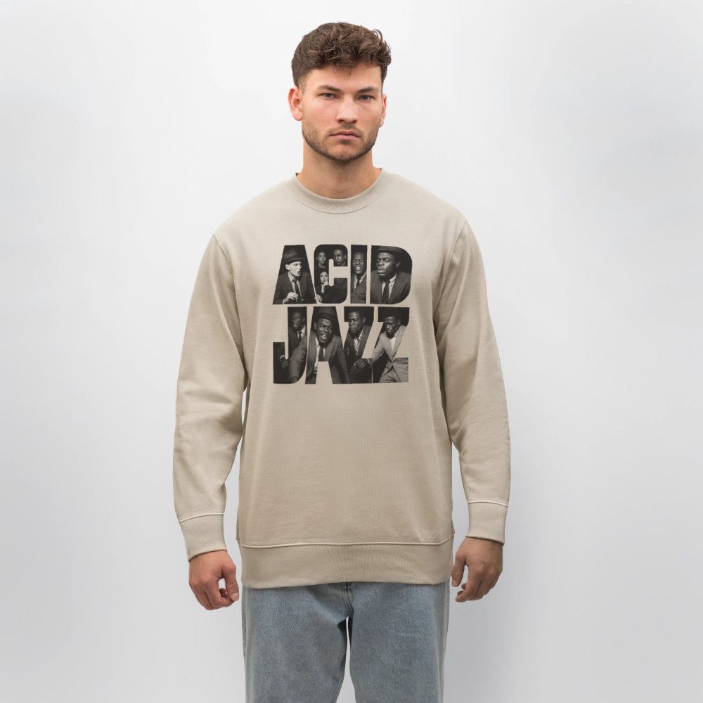 80s Club Jazzdance, Ekologisk sweatshirt CHANGER unisex från Stanley/Stella - beige