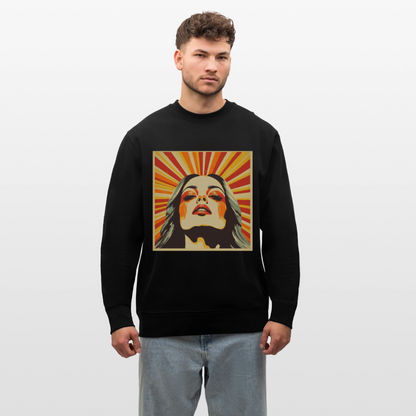 Sun Girl, Ekologisk sweatshirt CHANGER unisex från Stanley/Stella - svart