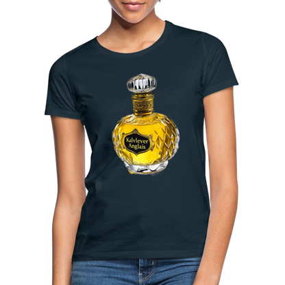 Eau de Perfume, T-shirt dam - marinblå