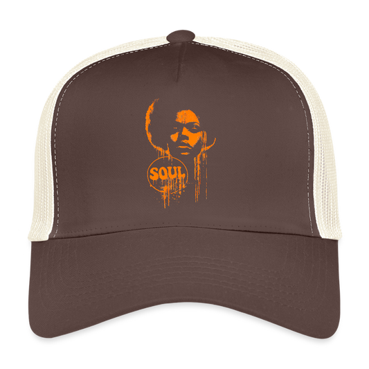 SOUL GLOW, Trucker Cap - brun/beige