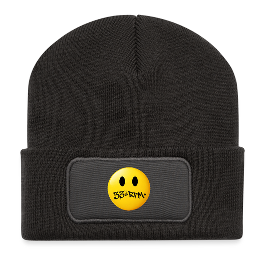 Turntable Grin, mössa med märke - mörkgrå