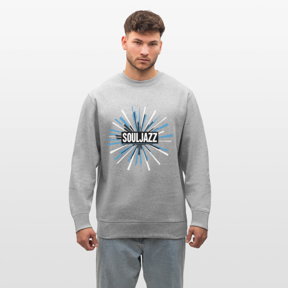 Jazz Meets Soul, Ekologisk sweatshirt CHANGER unisex från Stanley/Stella - gråmelerad