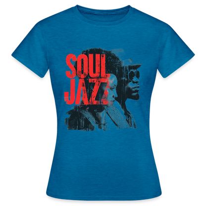 The Essence of Soul Jazz, T-shirt dam - antikblå safirljung