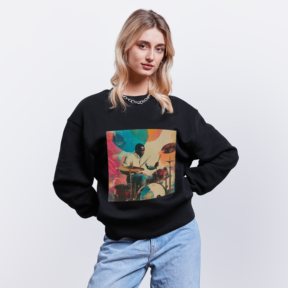 Rhythms of the Midnight Sky, Ekologisk oversizetröja RADDER unisex från Stanley/Stella - svart