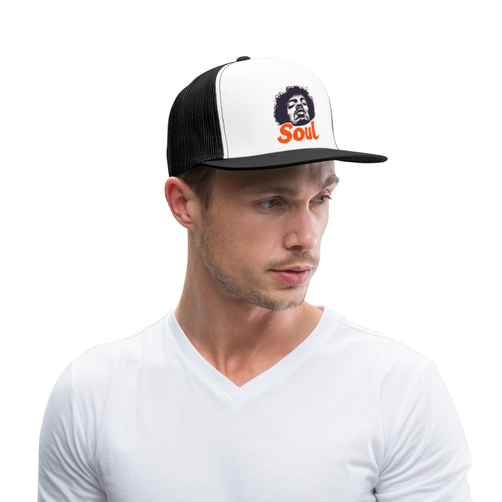 A Soul Awakening, Trucker Cap - vit/svart