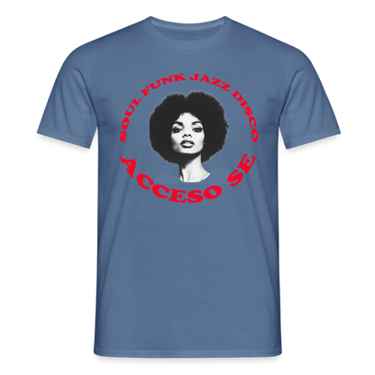 Where Music Lives – Powered by Acceso Family, T-shirt unisex - duvblå 