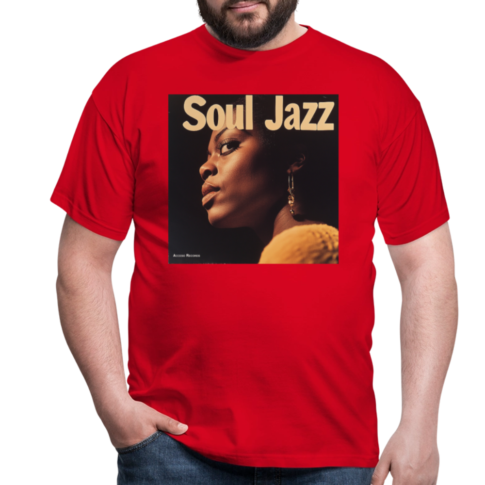 Acceso's Soul Groove: Jazz with a Beat, T-shirt herr - röd