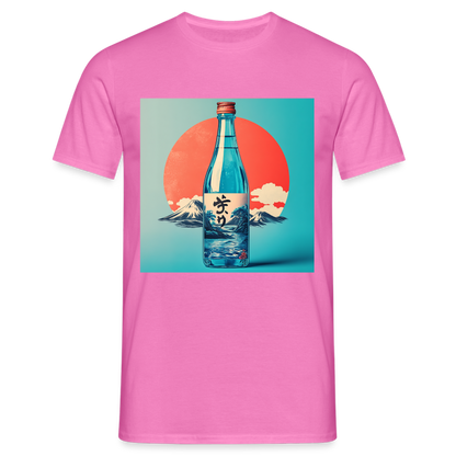 Stillhet i glas, T-shirt herr - rosa