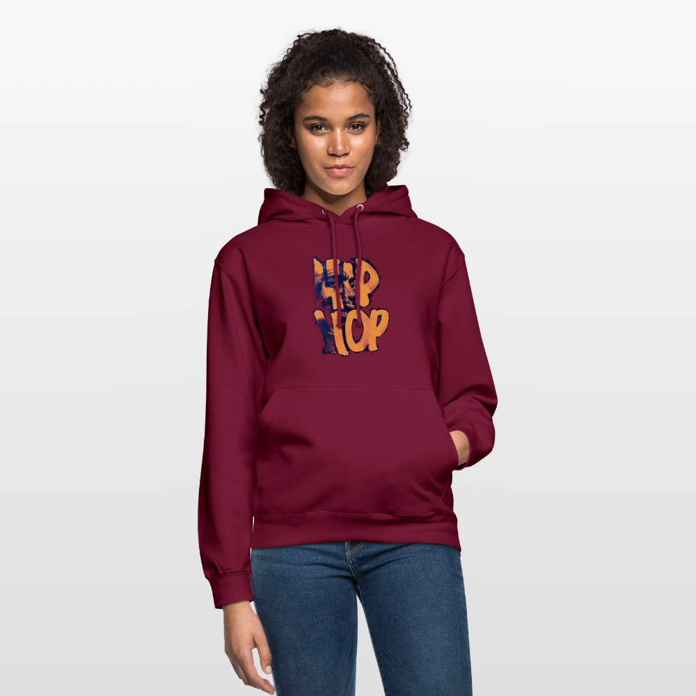 Raised on Boom Bap, Luvtröja unisex - bordeaux