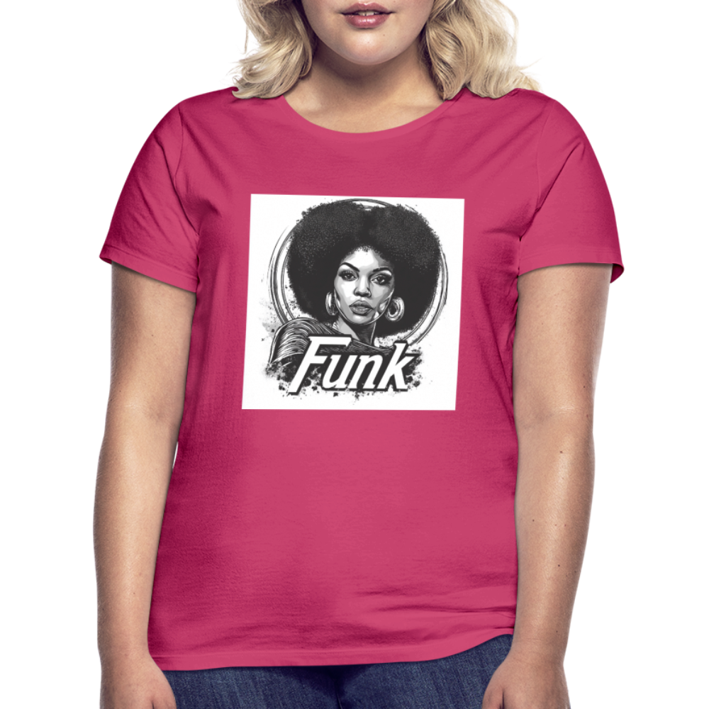 Funk Queen: Power in Motion, T-shirt dam - azalea