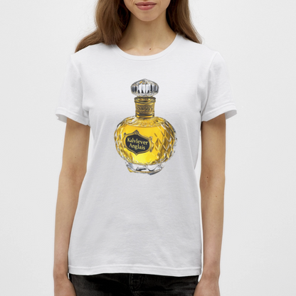 Eau de Perfume, T-shirt dam - vit