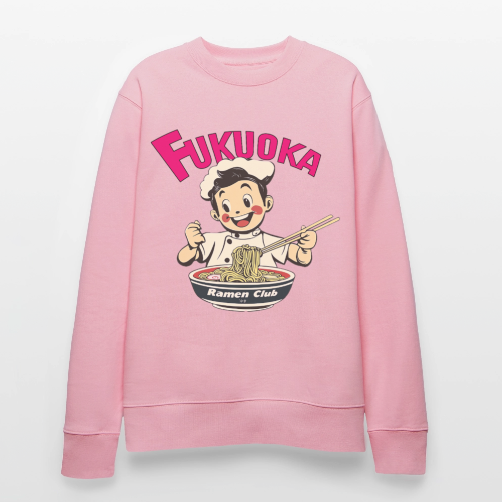 Fukuoka Ramen Club, Ekologisk sweatshirt CHANGER unisex från Stanley/Stella - ljusrosa