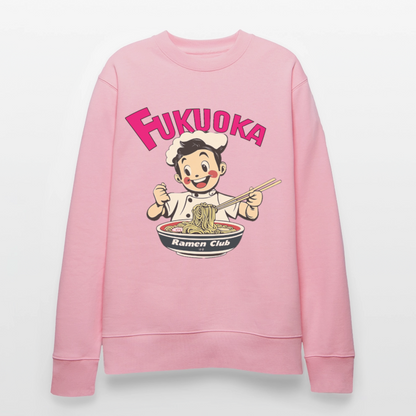 Fukuoka Ramen Club, Ekologisk sweatshirt CHANGER unisex från Stanley/Stella - ljusrosa