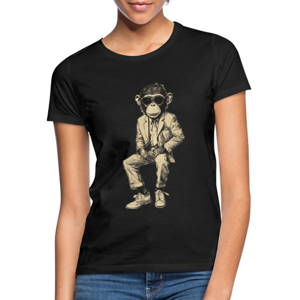 Mod Monkey, T-shirt dam - svart