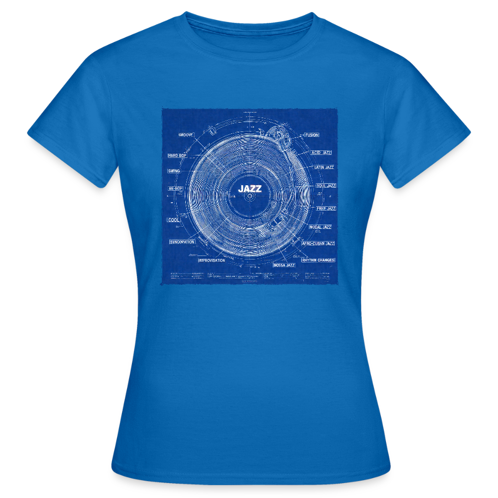 Kind of Blueprint, T-shirt dam - royalblå