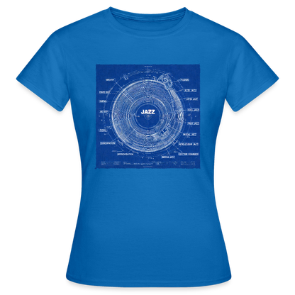 Kind of Blueprint, T-shirt dam - royalblå