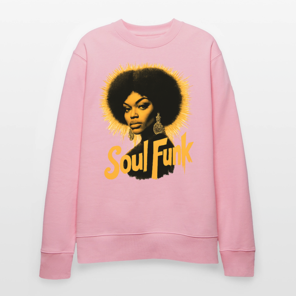 Soul Funk, Ekologisk sweatshirt CHANGER unisex från Stanley/Stella - ljusrosa