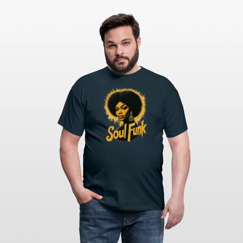 Soul Funk, T-shirt herr - marinblå