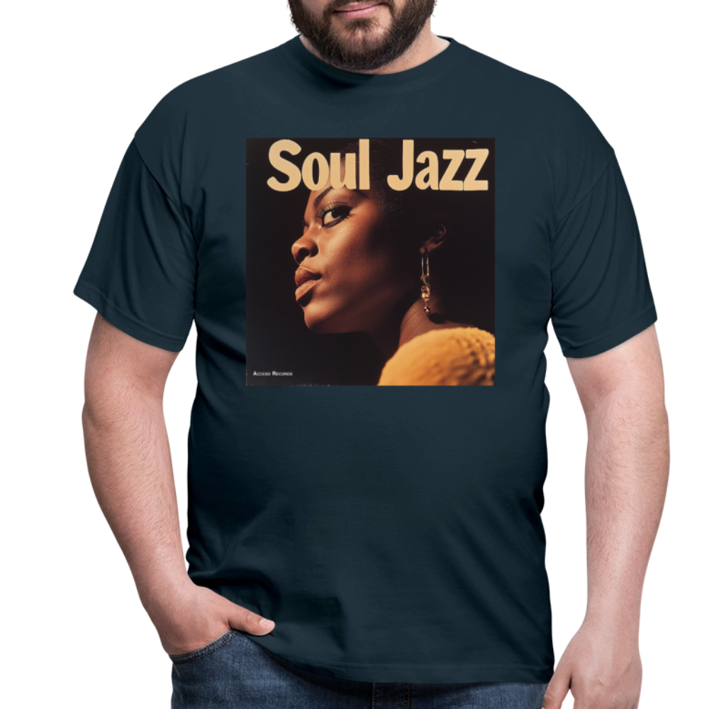 Acceso's Soul Groove: Jazz with a Beat, T-shirt herr - marinblå