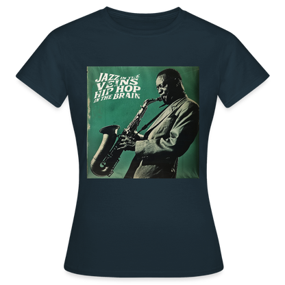 Groove in the Mind, T-shirt dam - marinblå