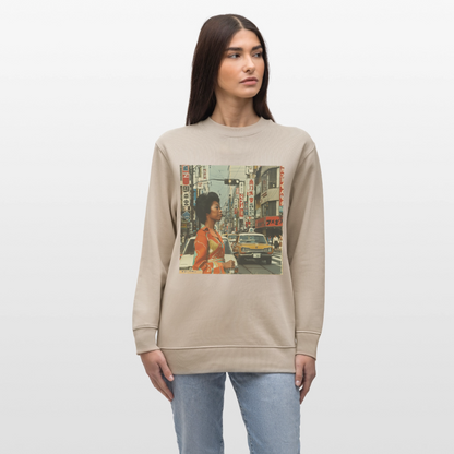 Yumi Sakamoto, Ekologisk sweatshirt CHANGER unisex från Stanley/Stella - beige